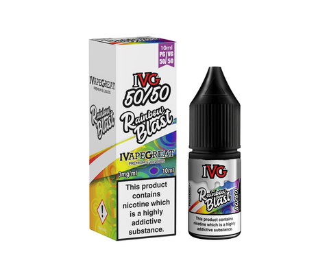 Rainbow Blast 50/50 E-Liquid By IVG 10ml