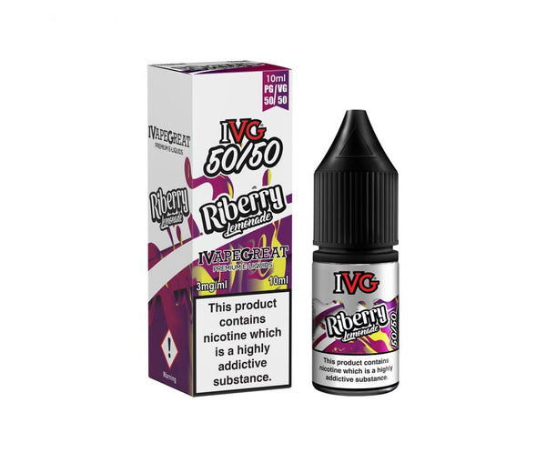 Riberry Lemonade 50/50 E-Liquid By IVG 10ml
