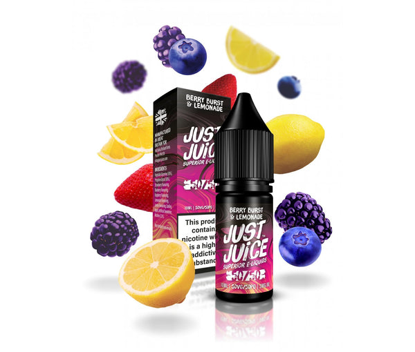 FUSIONS Berry Burst & Lemonade 50/50 E-Liquid By Just Juice 10ml