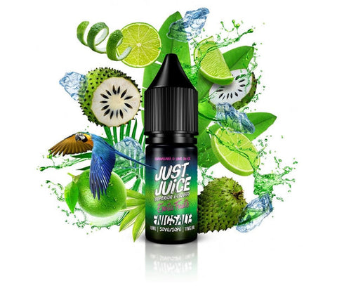 Guabana Lime Ice E-Liquid Nicotine Salt By Just Juice 10ml
