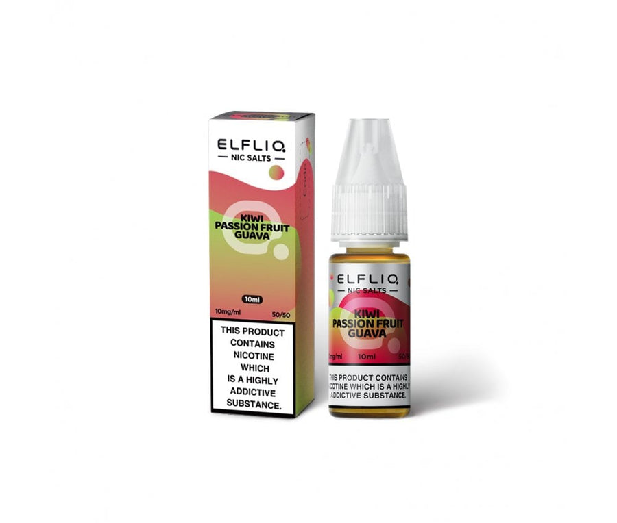 Kiwi Passion Fruit Guava ELFLIQ E-Liquid Nicotine Salt By Elfbar 10ml