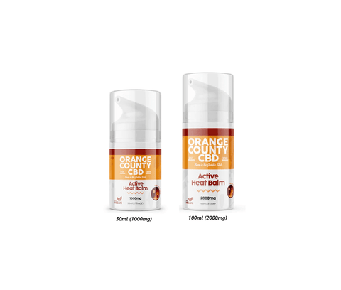 Orange County Active Heat Broad Spectrum CBD Muscle Balm