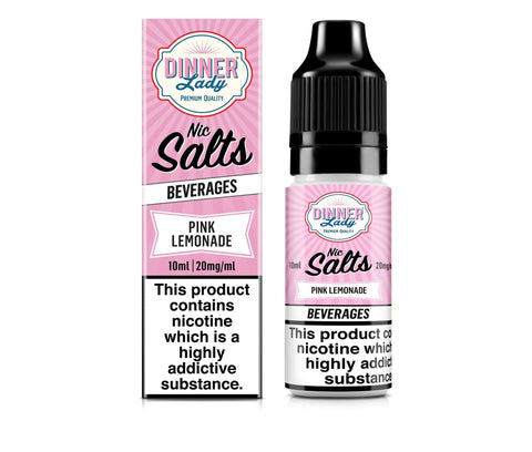 Pink Lemonade E-Liquid Nicotine Salt By Dinner Lady Beverages 10ml