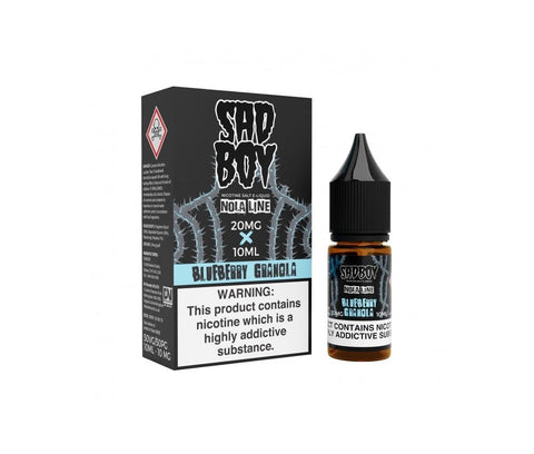 Nola Line - Blueberry Graqnola E-Liquid Nicotine Salt By Sadboy 10ml