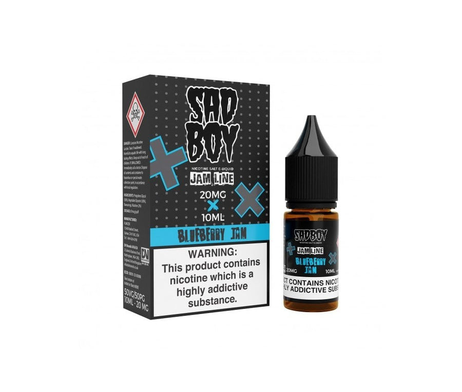 Jam Line - Blueberry Jam E-Liquid Nicotine Salt By Sadboy 10ml