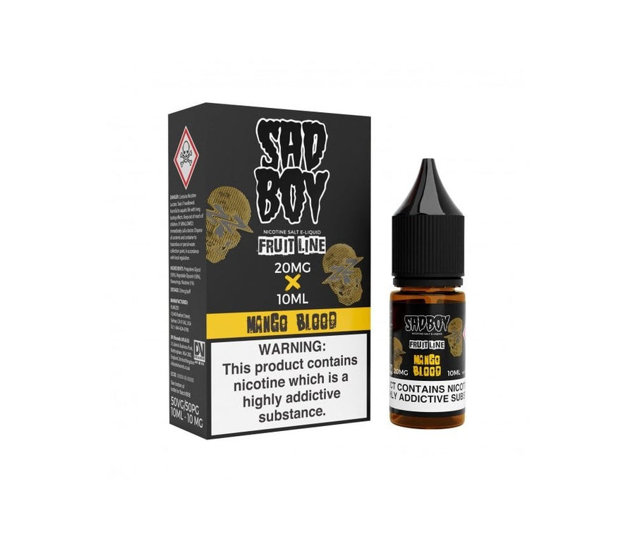 Fruit Line - Mango Blood E-Liquid Nicotine Salt By Sadboy 10ml