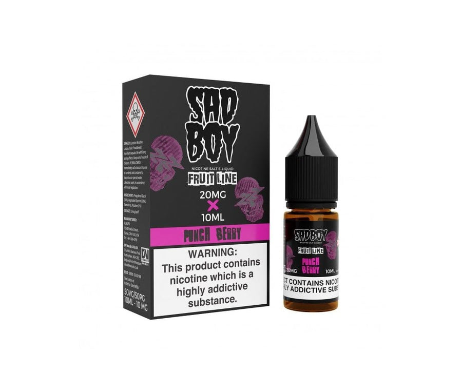 Fruit Line - Punch Berry E-Liquid Nicotine Salt By Sadboy 10ml