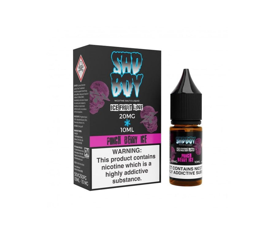 Iced Fruit Line - Punch Berry Ice E-Liquid Nicotine Salt By Sadboy 10ml