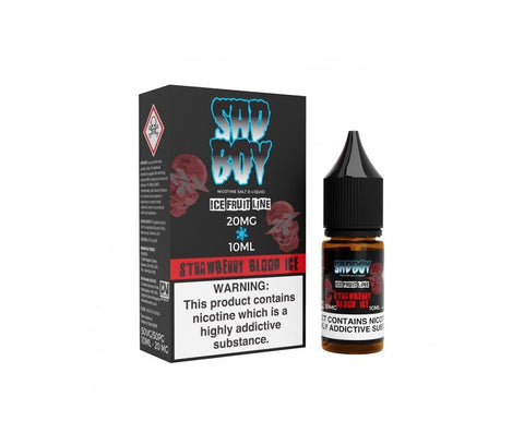 Iced Fruit Line - Strawberry Blood Ice E-Liquid Nicotine Salt By Sadboy 10ml