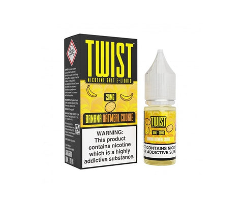 Banana Oatmeal Cookie E-Liquid Nicotine Salt By Twist 10ml