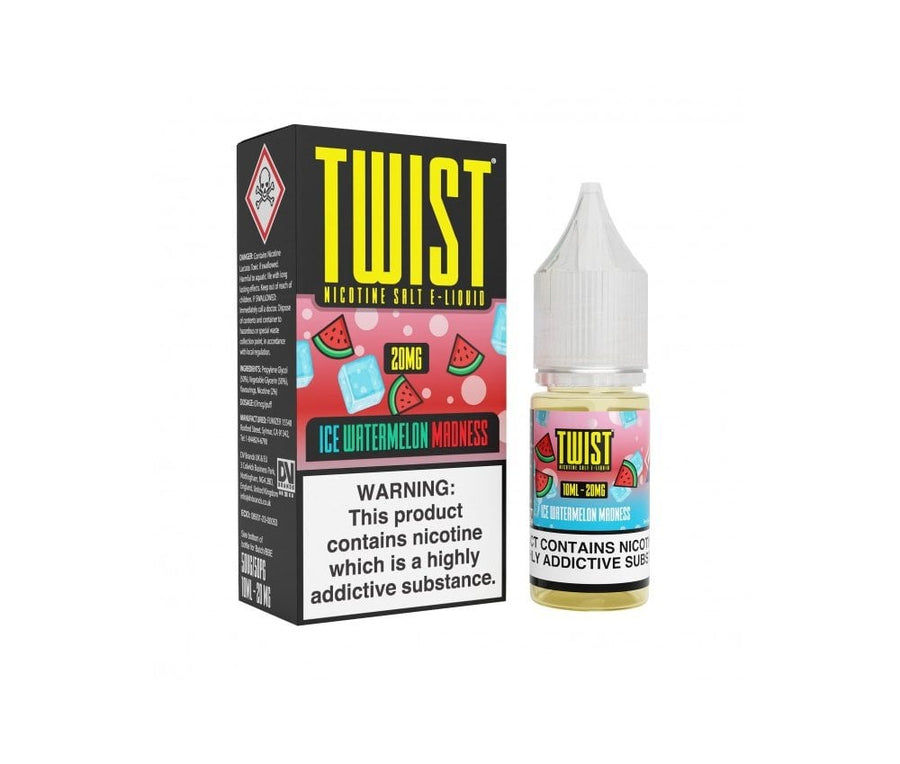Ice Watermelon Madness E-Liquid Nicotine Salt By Twist 10ml