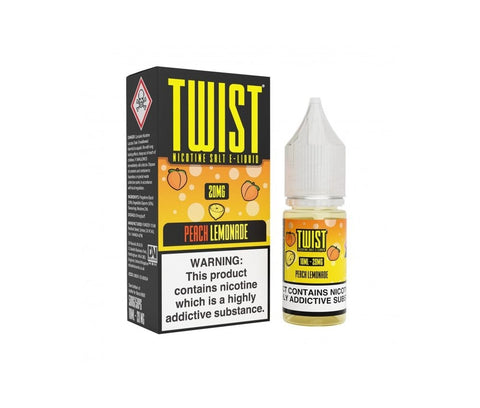 Peach Lemonade E-Liquid Nicotine Salt By Twist 10ml