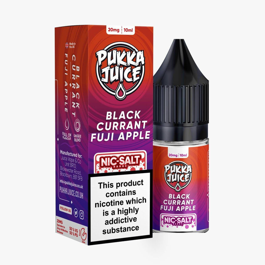 Blackcurrant Fuji Apple E-Liquid Nicotine Salt By Pukka Juice 10ml