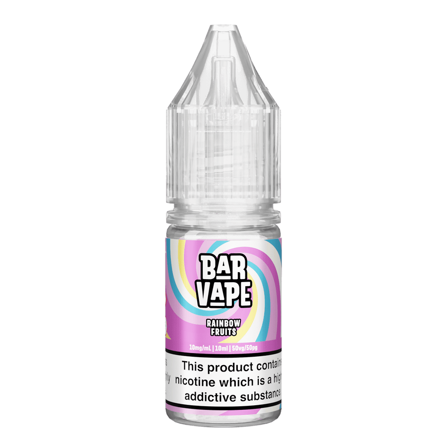 Rainbow Fruits E-Liquid Nicotine Salt By Bar Vape 10ml