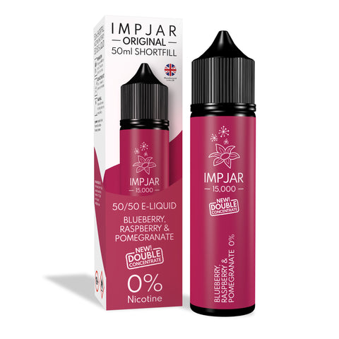 Blueberry Raspberry Pomegranate E-Liquid 15000 Shortfill By Impjar 50ml