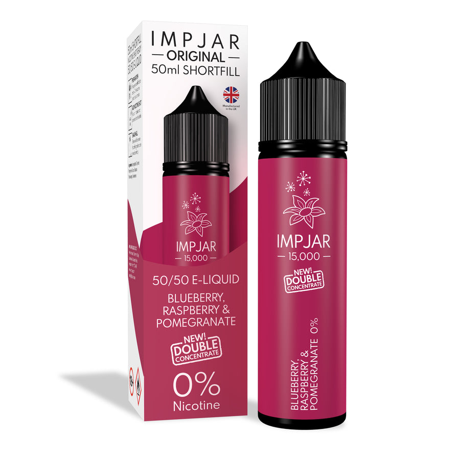 Blueberry Raspberry Pomegranate E-Liquid 15000 Shortfill By Impjar 50ml