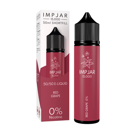 Red Grape E-Liquid 15000 Shortfill By Impjar 50ml