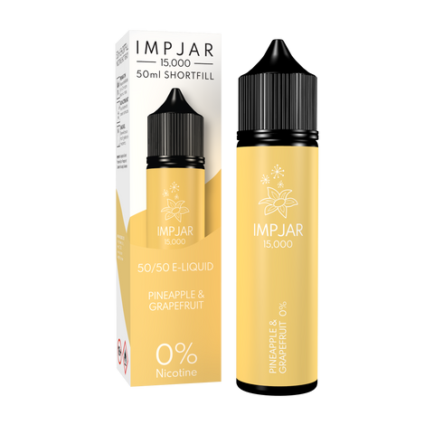 Pineapple Grapefruit E-Liquid 15000 Shortfill By Impjar 50ml