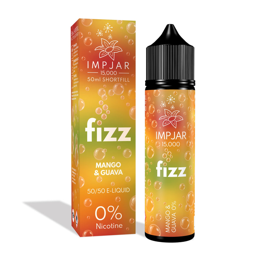 Mango & Guava E-Liquid FIZZ 15000 Shortfill By Impjar 50ml