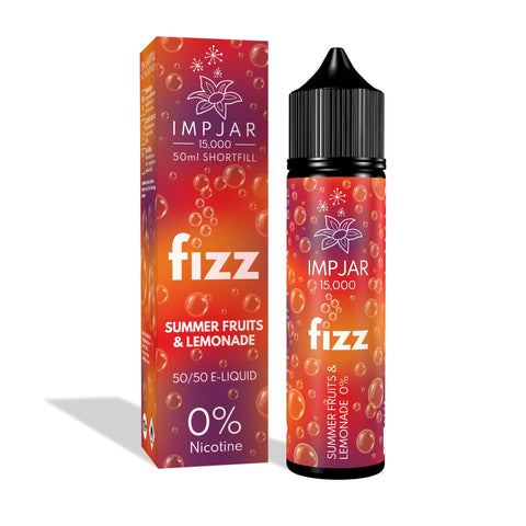 Summer Fruits & Lemonade E-Liquid FIZZ 15000 Shortfill By Impjar 50ml
