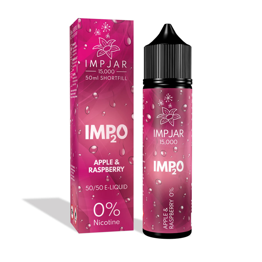 Apple & Raspberry E-Liquid IMP20 15000 Shortfill By Impjar 50ml