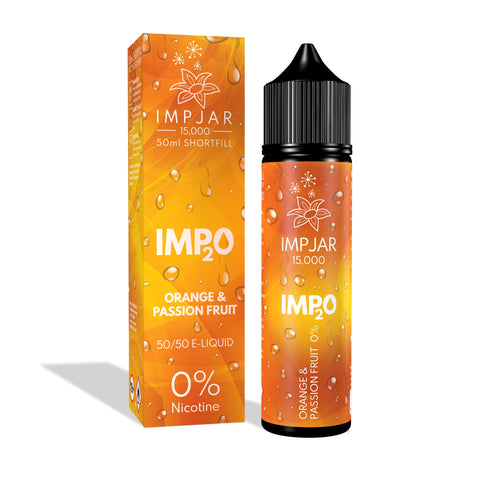Orange & Passionfruit E-Liquid IMP20 15000 Shortfill By Impjar 50ml