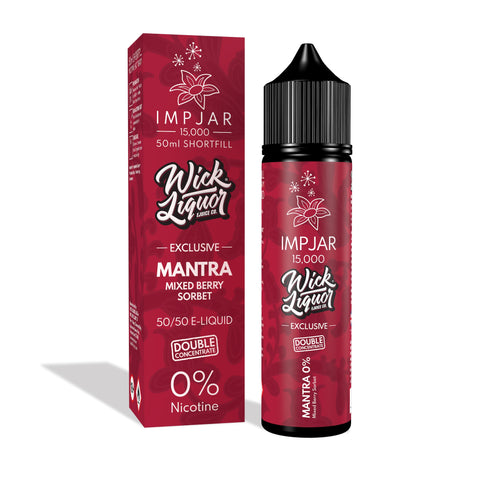 Mantra E-Liquid 15000 Shortfill By Impjar X Wick Liquor 50ml