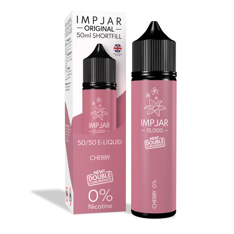 Cherry E-Liquid 15000 Shortfill By Impjar 50ml