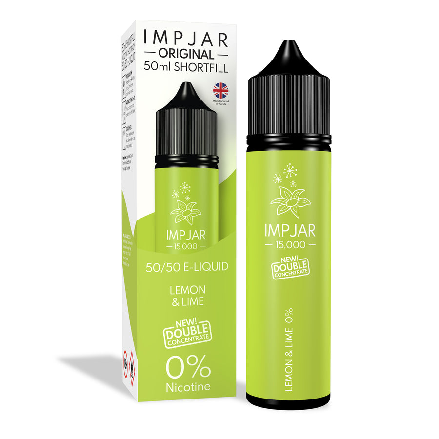 Lemon & Lime E-Liquid 15000 Shortfill By Impjar 50ml