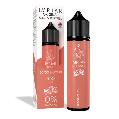 Peach Ice E-Liquid 15000 Shortfill By Impjar 50ml