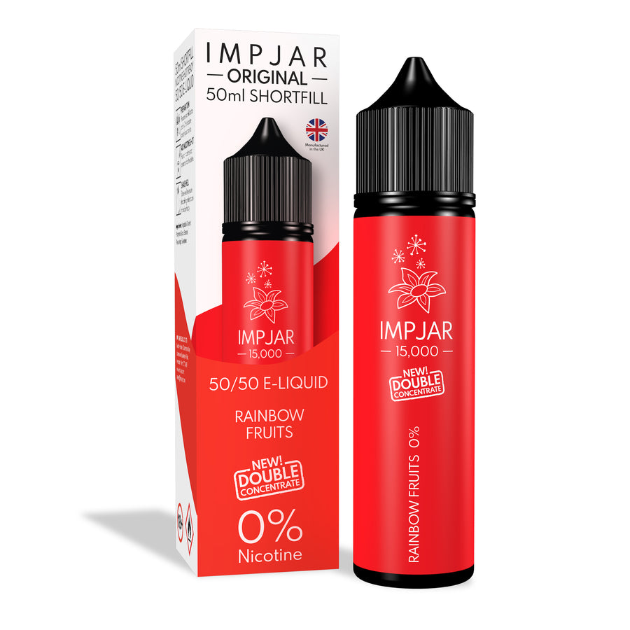 Rainbow Fruits E-Liquid 15000 Shortfill By Impjar 50ml