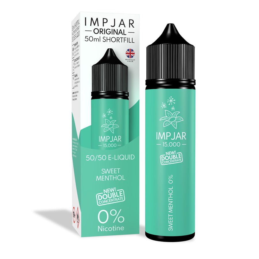Sweet Menthol E-Liquid 15000 Shortfill By Impjar 50ml