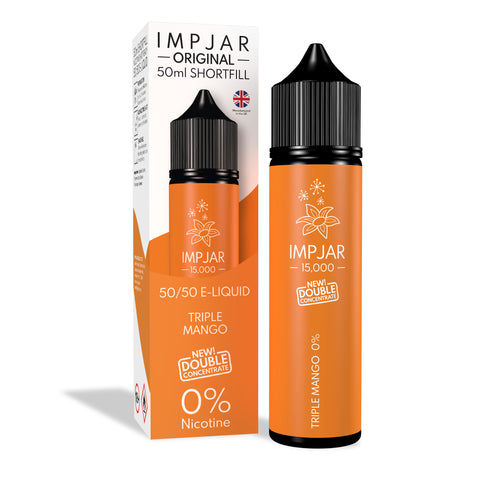 Triple Mango E-Liquid 15000 Shortfill By Impjar 50ml