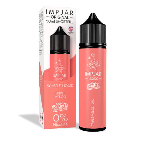 Triple Melon E-Liquid 15000 Shortfill By Impjar 50ml