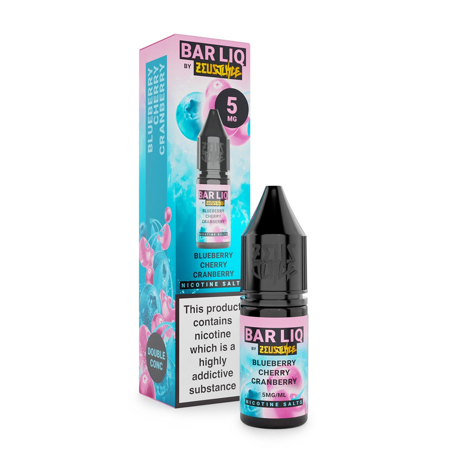 Blueberry Cherry Cranberry BAR LIQ E-Liquid Nicotine Salt By Zeus Juice 10ml