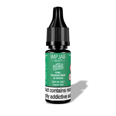 Kiwi Passion Fruit Guava SELECT E-Liquid Nicotine Salt By Impjar 10ml