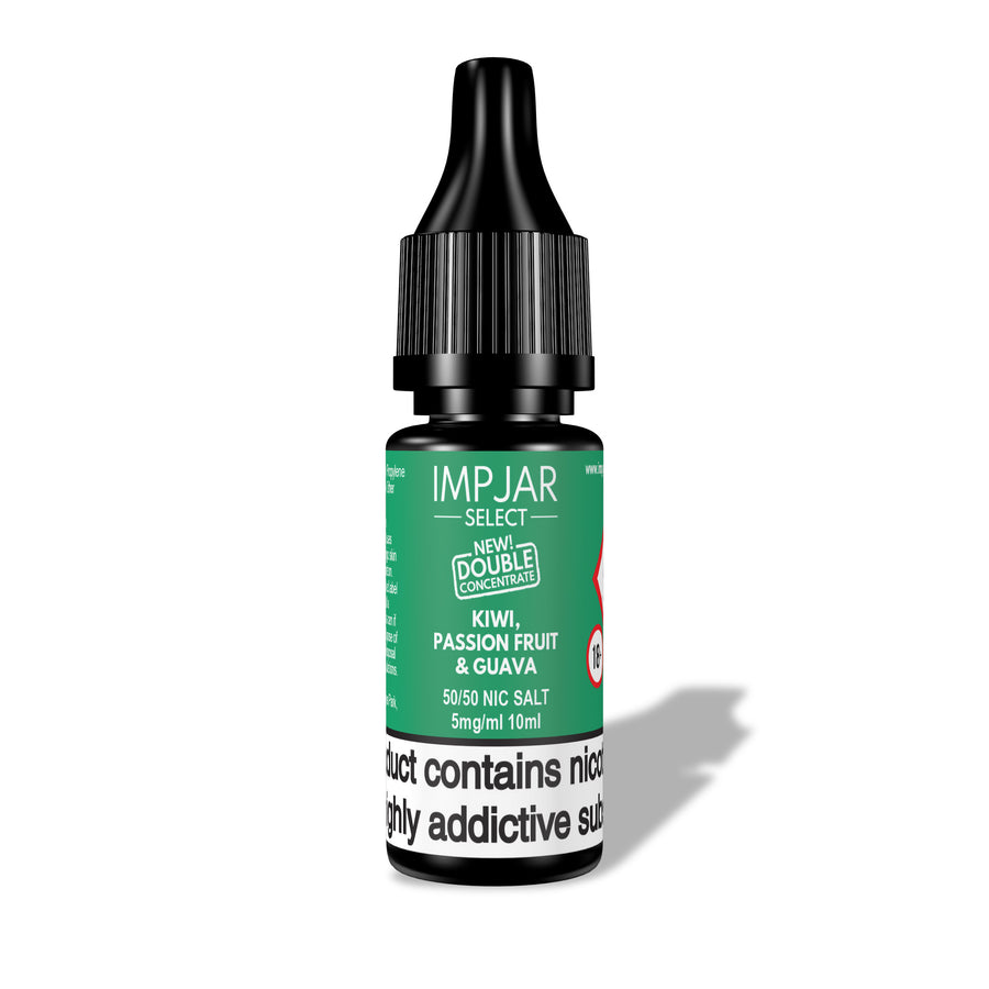 Kiwi Passion Fruit Guava SELECT E-Liquid Nicotine Salt By Impjar 10ml