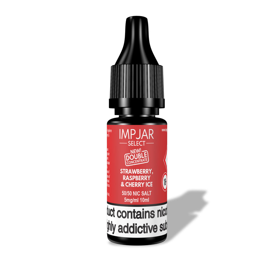 Strawberry Raspberry Cherry Ice SELECT E-Liquid Nicotine Salt By Impjar 10ml
