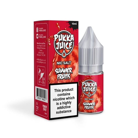 Summer Fruits E-Liquid Nicotine Salt By Pukka Juice 10ml