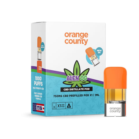 Orange County CBD Cali Range Pre-Filled Pods 750mg