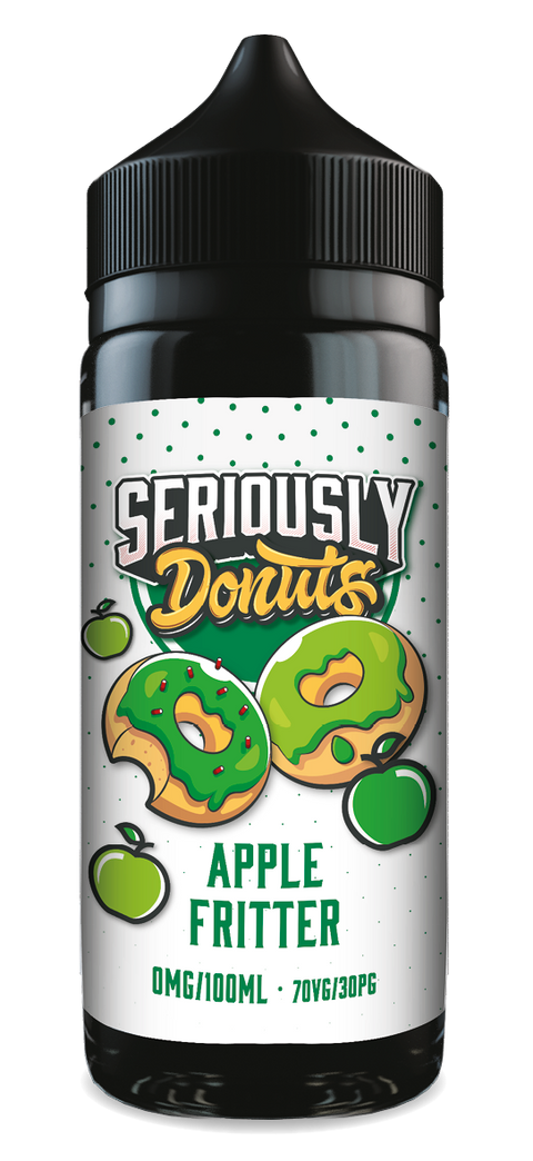 Apple Fritter Seriously Donuts E-Liquid Shortfill By Doozy Vape 100ml