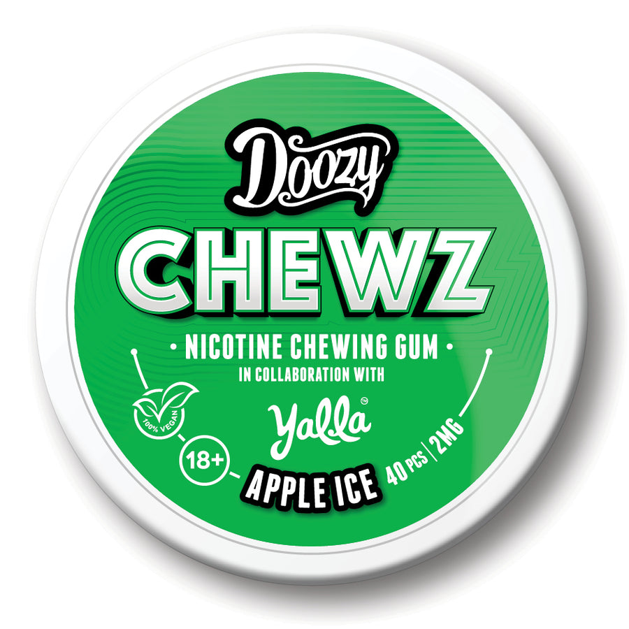 Apple Ice Nicotine Gum By Doozy Chewz 2mg