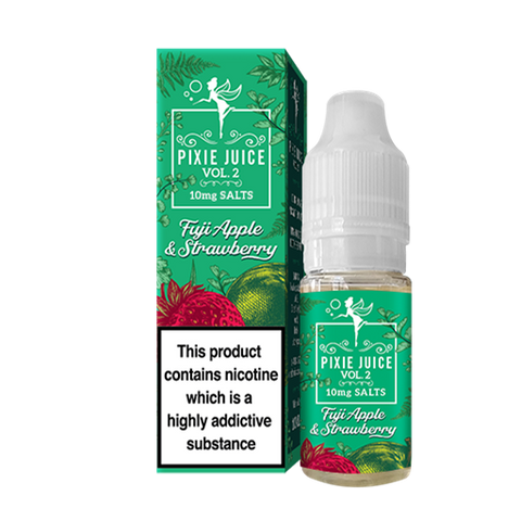 Fuji Apple Strawberry E-Liquid Nicotine Salt By Pixie Juice Vol. 2 10ml