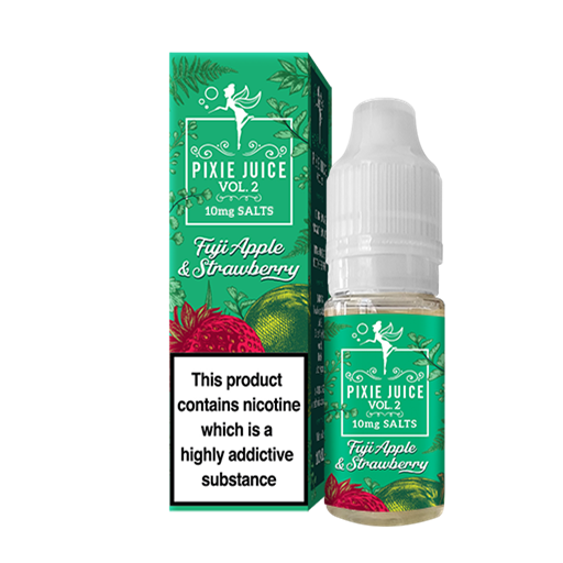 Fuji Apple Strawberry E-Liquid Nicotine Salt By Pixie Juice Vol. 2 10ml
