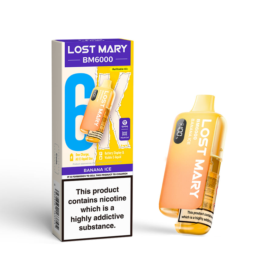 Lost Mary BM6000 6000 Refillable Pre-Filled Pod kit