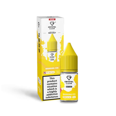 Banana Ice E-Liquid Nicotine Bar Salt By Crystal Clear 10ml