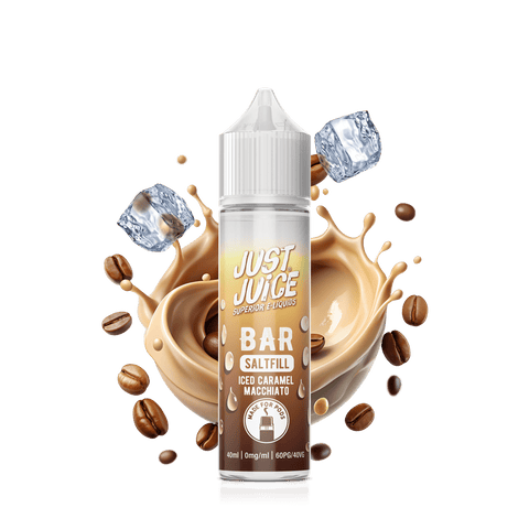 Iced Caramel Macchiato E-Liquid Bar Shortfill By Just Juice 40ml