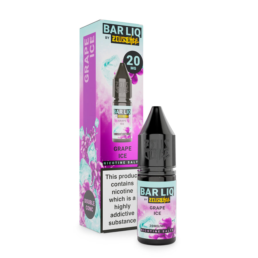 Grape Ice BAR LIQ E-Liquid Nicotine Salt By Zeus Juice 10ml