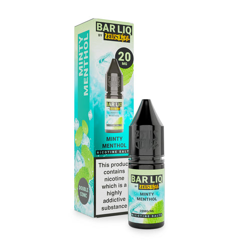 Minty Menthol BAR LIQ E-Liquid Nicotine Salt By Zeus Juice 10ml