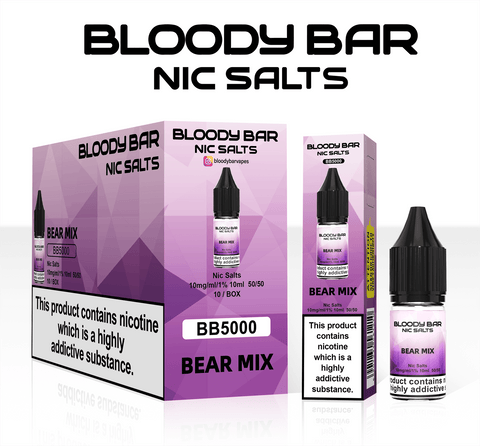 Bear Mix E-Liquid Nicotine Salt By Bloody Bar 10ml